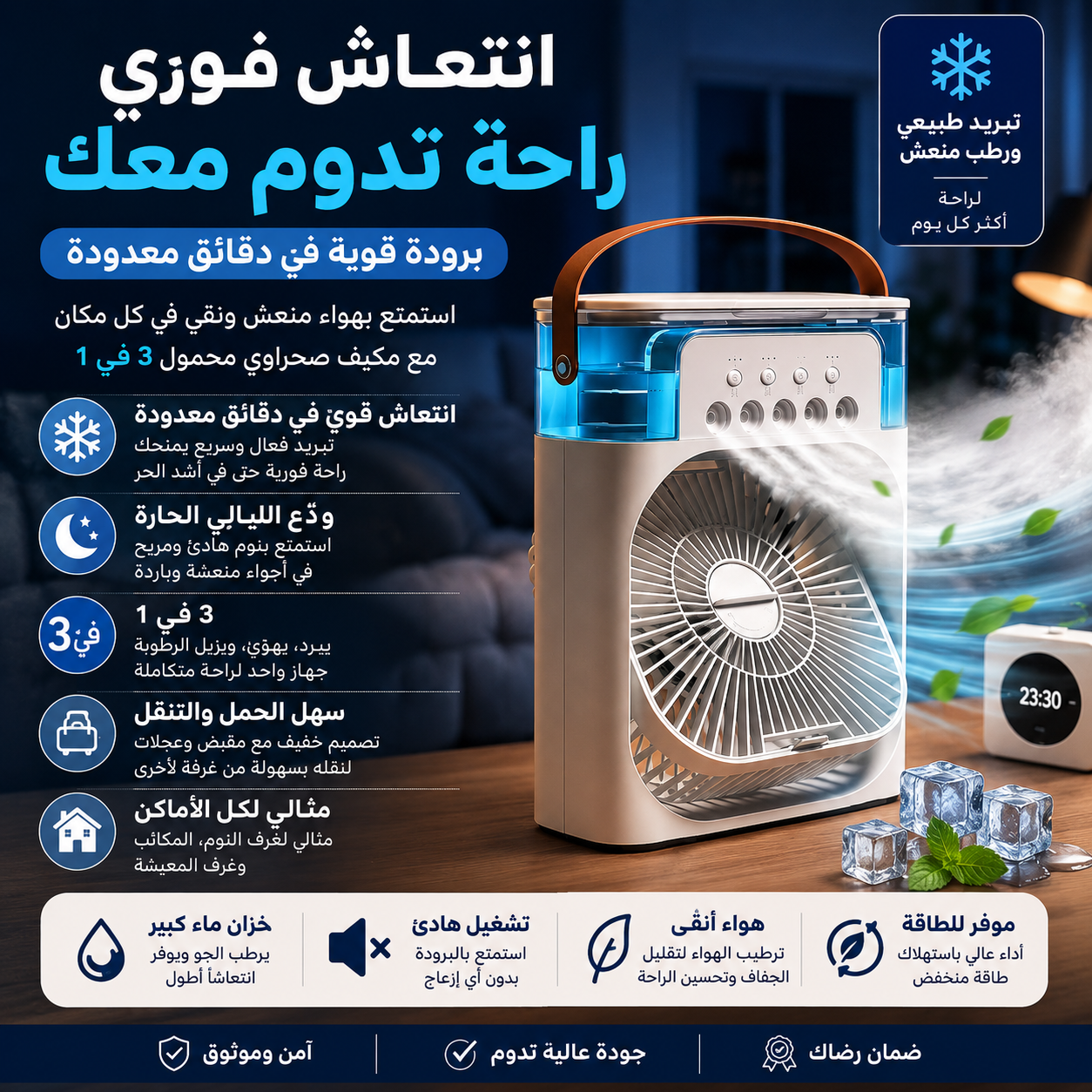 مروحة تبريد محمولة